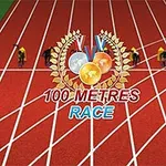 Sprint to the finish line in 100 Meters Race