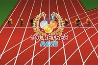 Sprint to the finish line in 100 Meters Race