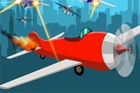 Fly circles in your cool red airplane