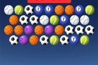 Earn points by matching different balls
