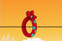 Avoid the spikes by jumping your ballon up into the air