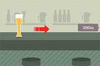 Beer Pushing is a physics-based arcade game