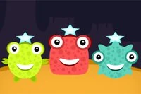 Bounce the bubbles off of the cute and colorful monsters!