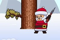 Help Santa chop some wood as quickly as possible without getting hit by any