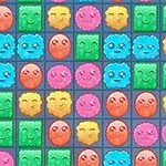 カラフルで表情豊かなキャラクターが並んだグリッド。