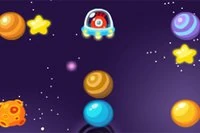 Help the alien spaceship finds his way home through the portal in this cosmic