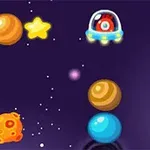Help the alien spaceship finds his way home through the portal in this cosmic adventure