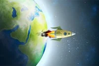 Defend Earth by destroying asteroids, collecting ammo, and shields