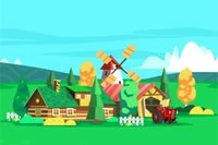 Rebuild the farm by creating horizontal or vertical lines