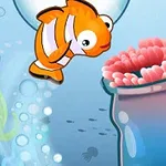 Bounce falling fishes off a starfish into an anemone to meet each level's target