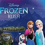 トナカイ、男性、女性2人、雪だるま、トロールが一緒に立っているイラスト。