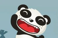 This cute Panda goes on and on!