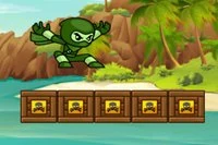 Help Green Ninja to get to the finish line