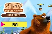 The drones are dropping packages at Grizzy's doorstep