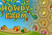 Howdy Farm is a cool match-3 game with farm vegetables!