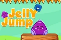 Jump as high as you can in the game Jelly Jump and don't fall down