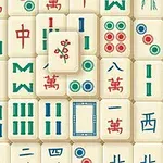 麻雀牌がグリッド状に並んでいる。