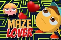 This is a romantic puzzle game where boy has to reach to his girl