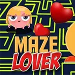 This is a romantic puzzle game where boy has to reach to his girl