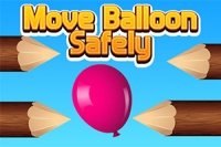 Move the balloon left and right and let it go to the top or end without