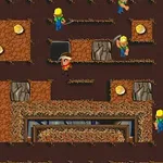 Control a miner collecting nuggets in this fun game