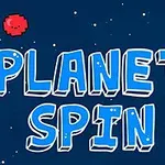 Rotate the planet in a circle to match the colored asteroids with the same color on the planet