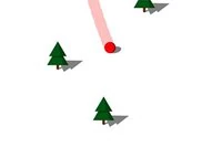 Avoid the trees as you roll down the mountain