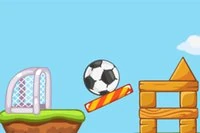 Kick the ball into the back of the net
