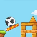 Kick the ball into the back of the net