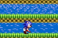 Help Sonic run as far as possible in this retro-themed Sonic game
