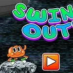 キャラクター2体と「SWING OUT!