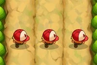 Three-person Parkour, there are three heroes which you need to lead them