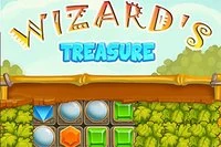 Wizard’s Treasure is a match-3 bejeweled game